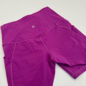 lululemon Align™ High-Rise Short with Pockets 6" vivid plum